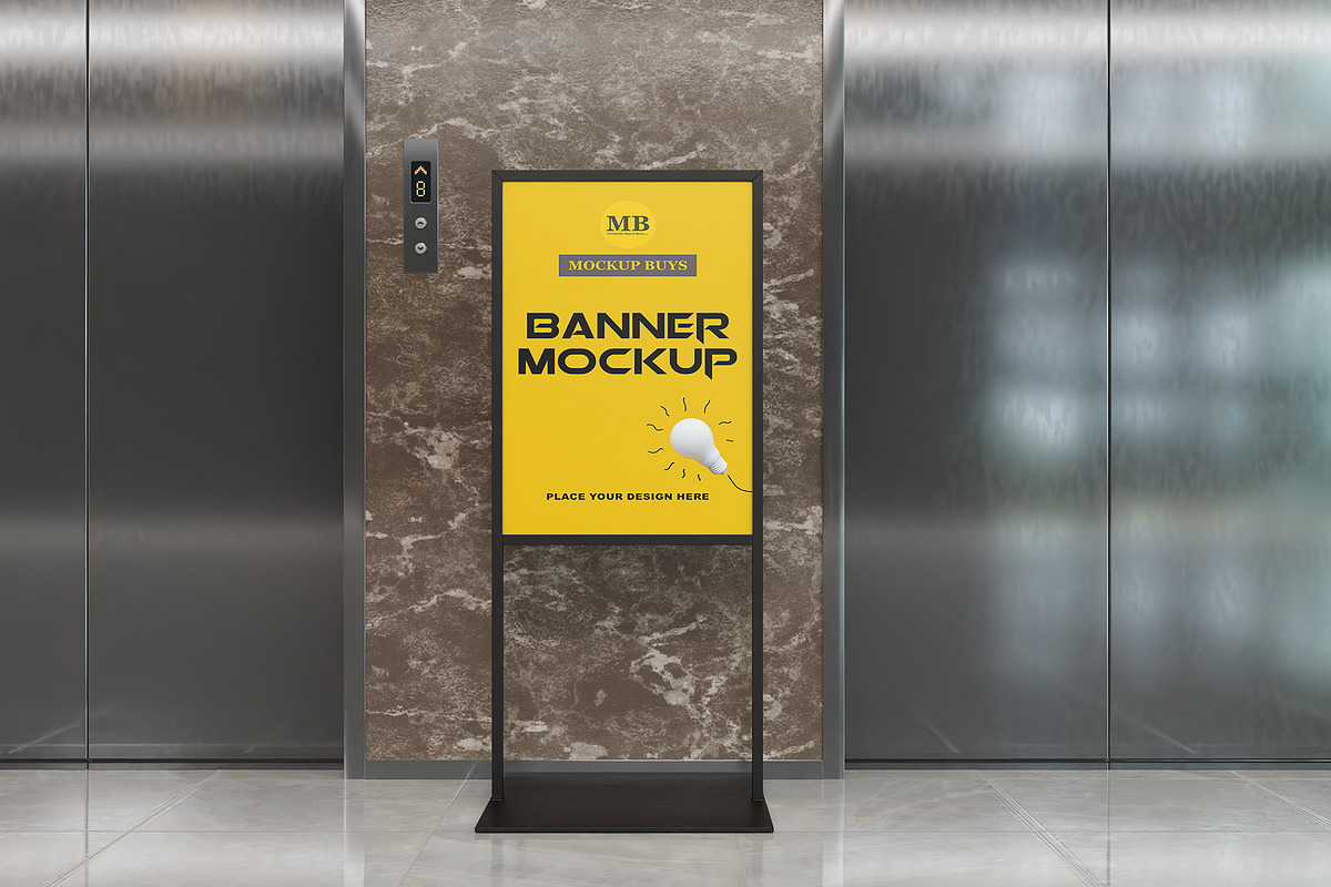 Standee Banner Mockup, an Advertising Mockup by mockupbuys (Photo 5 of 5)