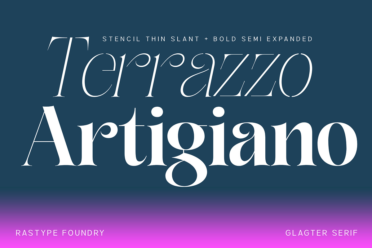 Glagter Normal - Family Font, a Serif Font by Rastype (Photo 12 of 15)