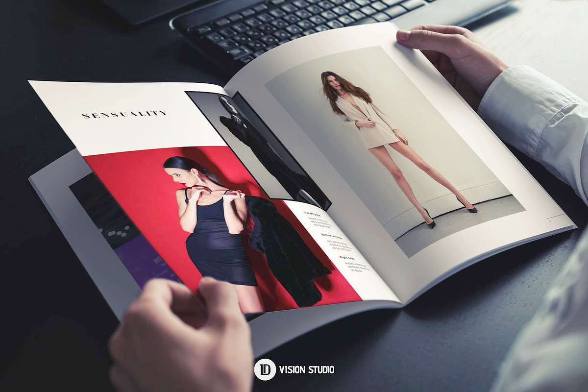 Fashion Lookbook Canva InDesign, a Brochure Template by ID Vision Studio (Photo 9 of 16)
