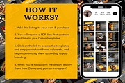 Food Restaurant Instagram Template, a Social Media Template by LushBury (Thumbnail 5 of 8)
