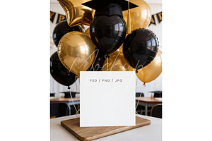 Graduation Classroom Card Mockup, a Product Mockup by TatiMockup