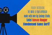 Kanvas Rooper Movie Display 7 Fonts, a Sans Serif Font by Casloop Studio (Thumbnail 1 of 8)