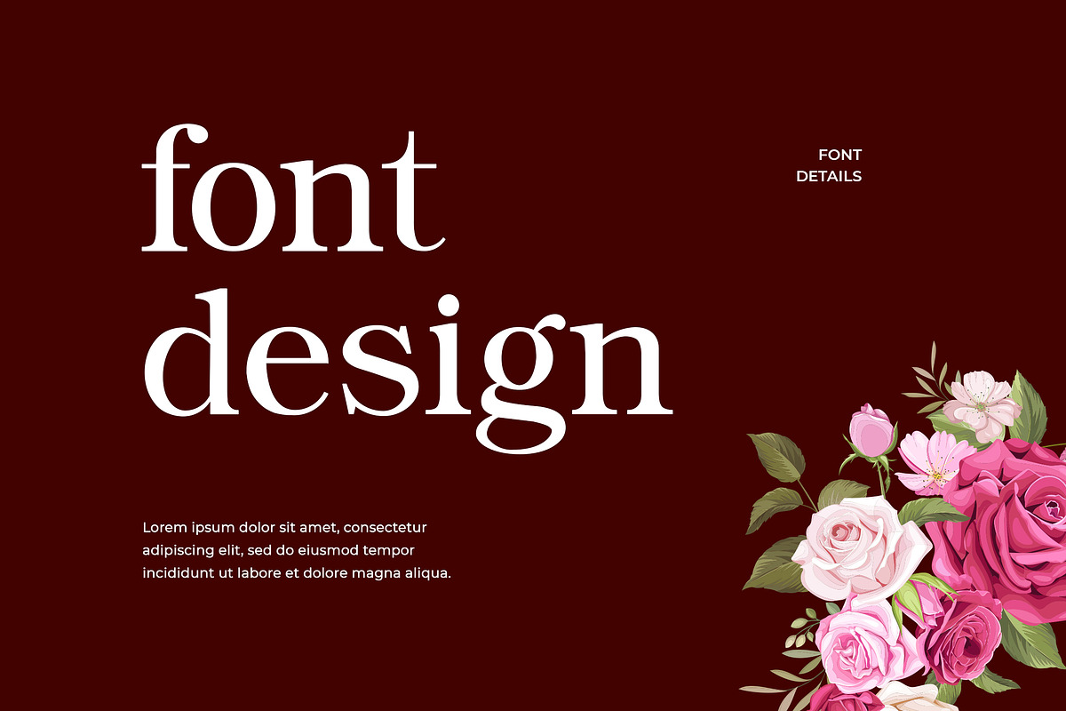 Saint Capital Modern Serif Typeface preview 4