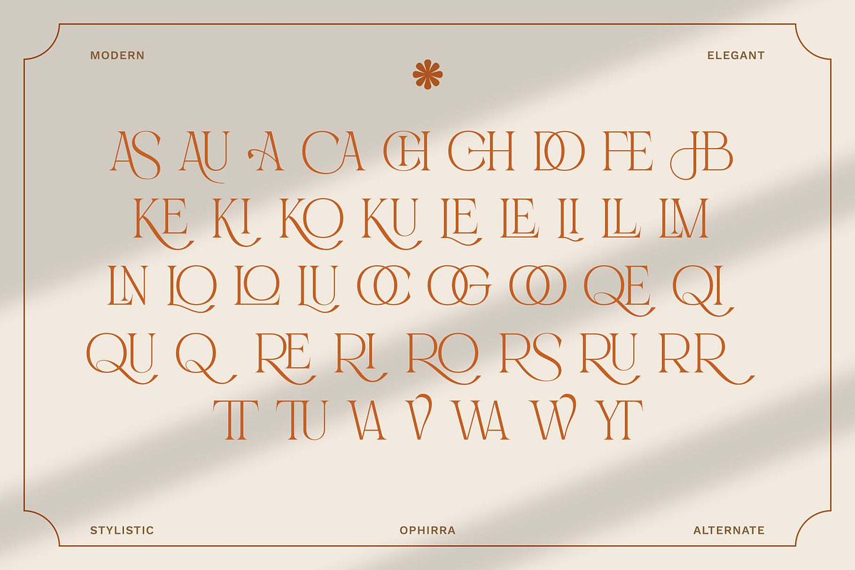 Ophirra – Elegant Serif Font, a Serif Font by kangfont Studio (Photo 3 of 10)