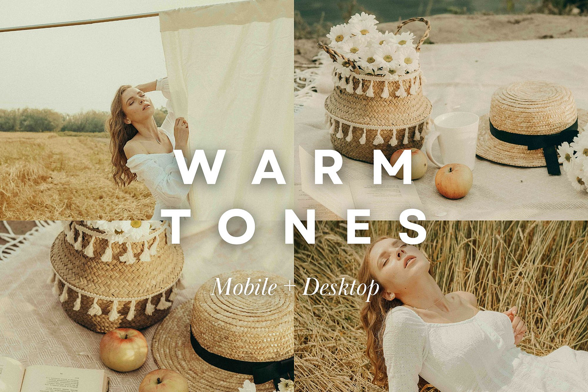 50+ Warm Lightroom Preset Bundle, a Preset Add-On by TheWayfarerShoppe (Photo 1 of 9)