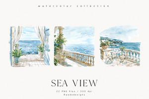 Sea View Illustrations II