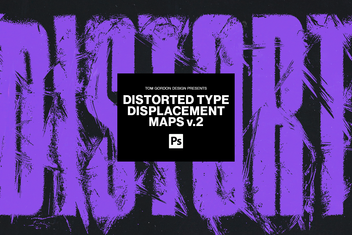 Distorted Type Displacement Maps V.2, a Layer Style Add-On by Tom ...