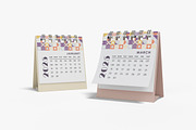 Desk Calendar Photoshop Mockup, a Books & Magazine Mockup by Graphic Deal (Thumbnail 3 of 8)