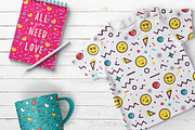 Nineties Patterns Collection, a Pattern Graphic by JuliaMalinovskaya (Thumbnail 2 of 8)