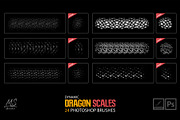 Dragon Scales Photoshop Brushes, a Brush Add-On by Mohamed Saber (Thumbnail 2 of 6)