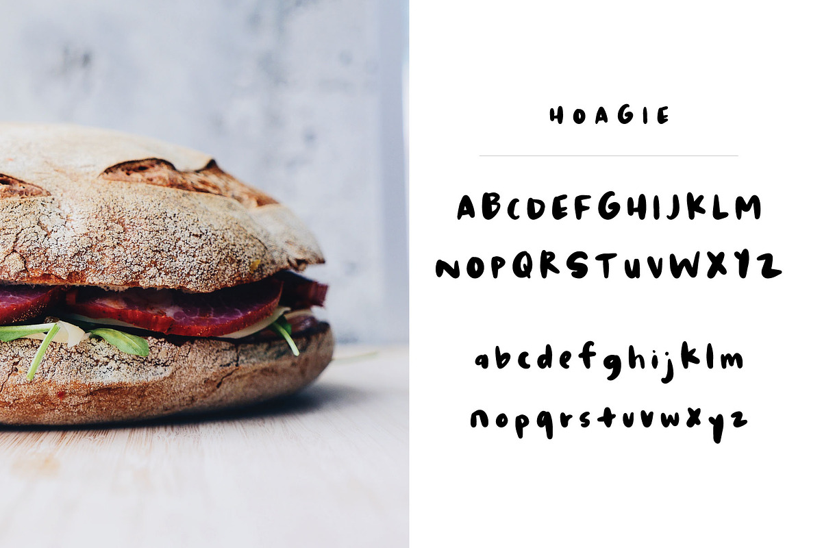 Hoagie Brush Font preview 2
