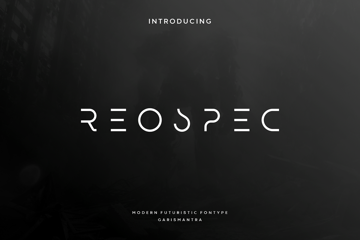 Reospec, a Font by garismantra (Photo 1 of 4)