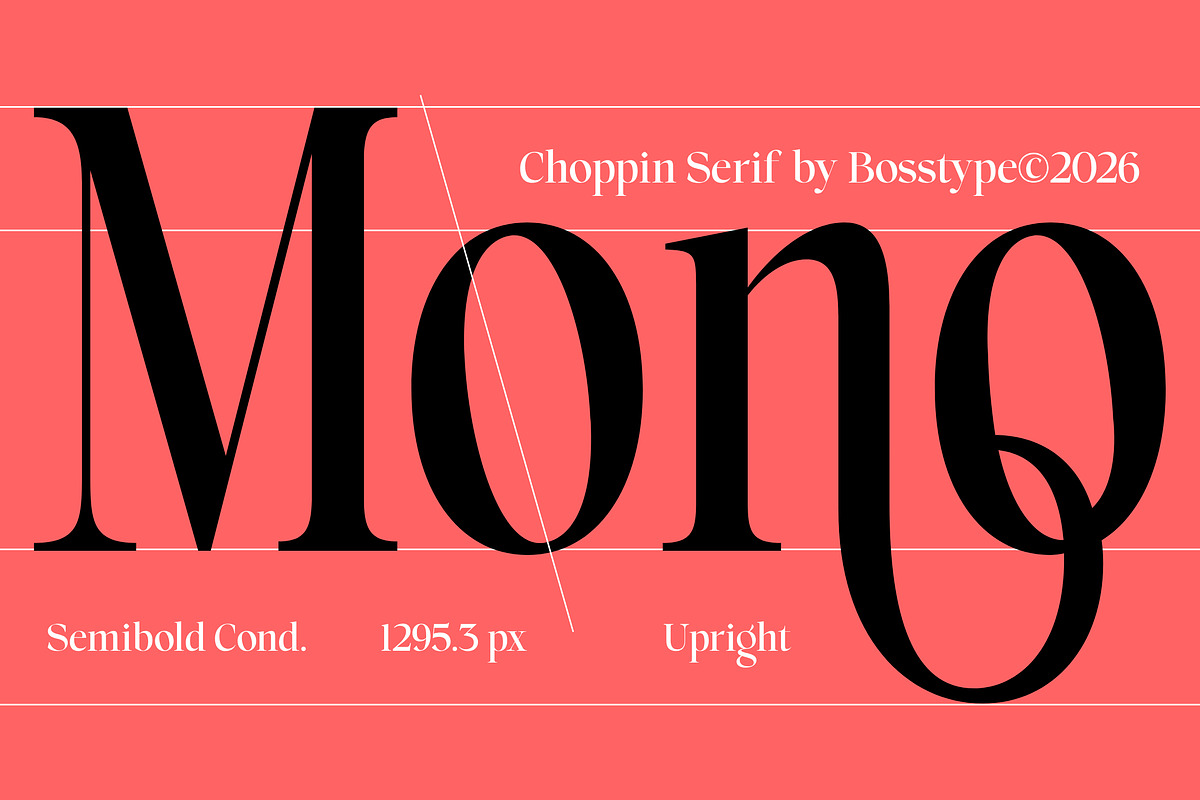 Choppin Serif | 91 Style Font, a Serif Font by Bosstype Studio (Photo 11 of 15)