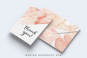 Just Peachy Watercolor Splash Pack