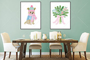 Watercolor Christmas Clipart Bundle, a Seasonal Illustration by Canvas Craft (Thumbnail 7 of 10)