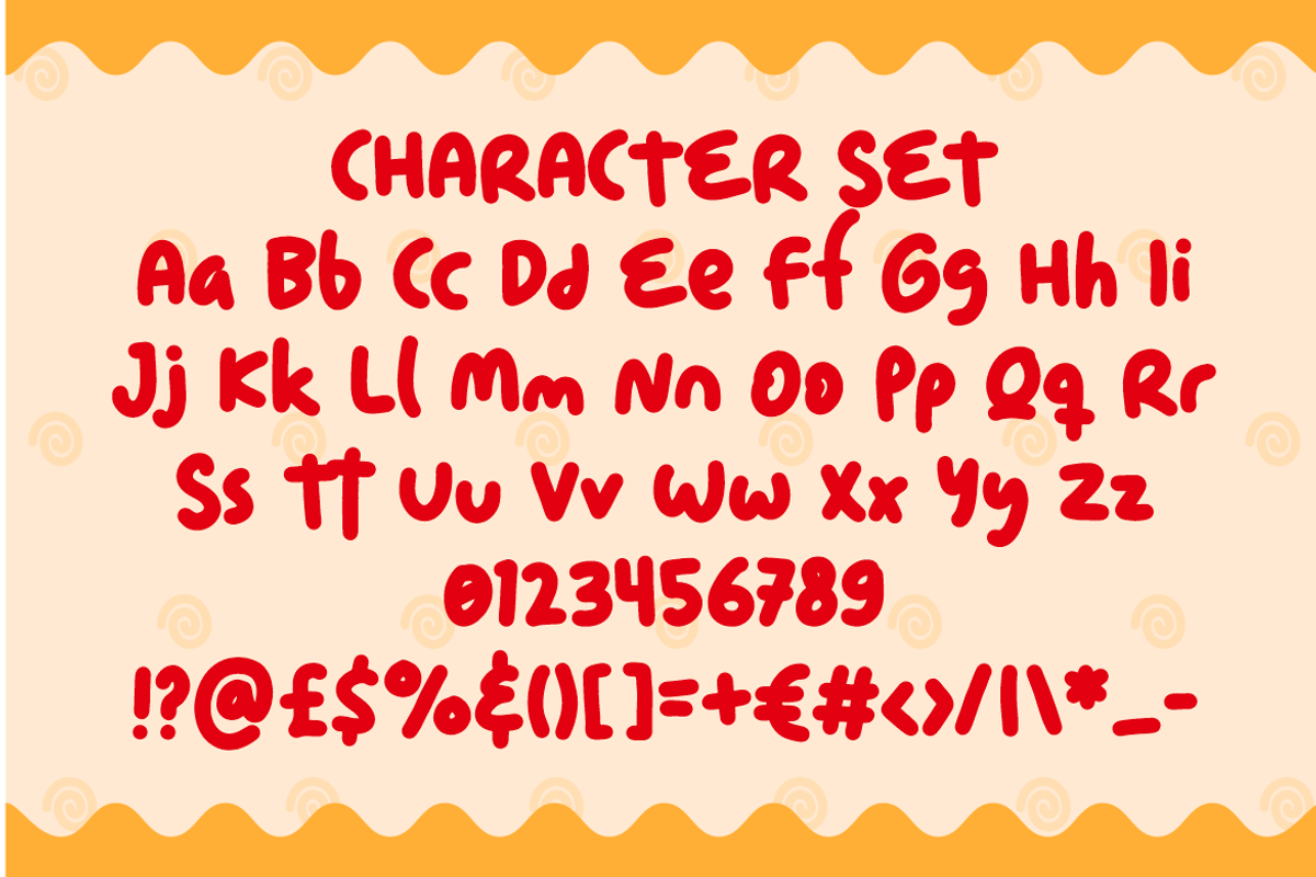 TunchoPlonko Bold Handwriting Font, a Font by PutraCetol Studio (Photo 5 of 5)