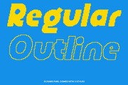 CS Bard Pixel, a Sans Serif Font by Craft Supply Co. (Thumbnail 4 of 8)