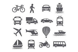 Transport icons
