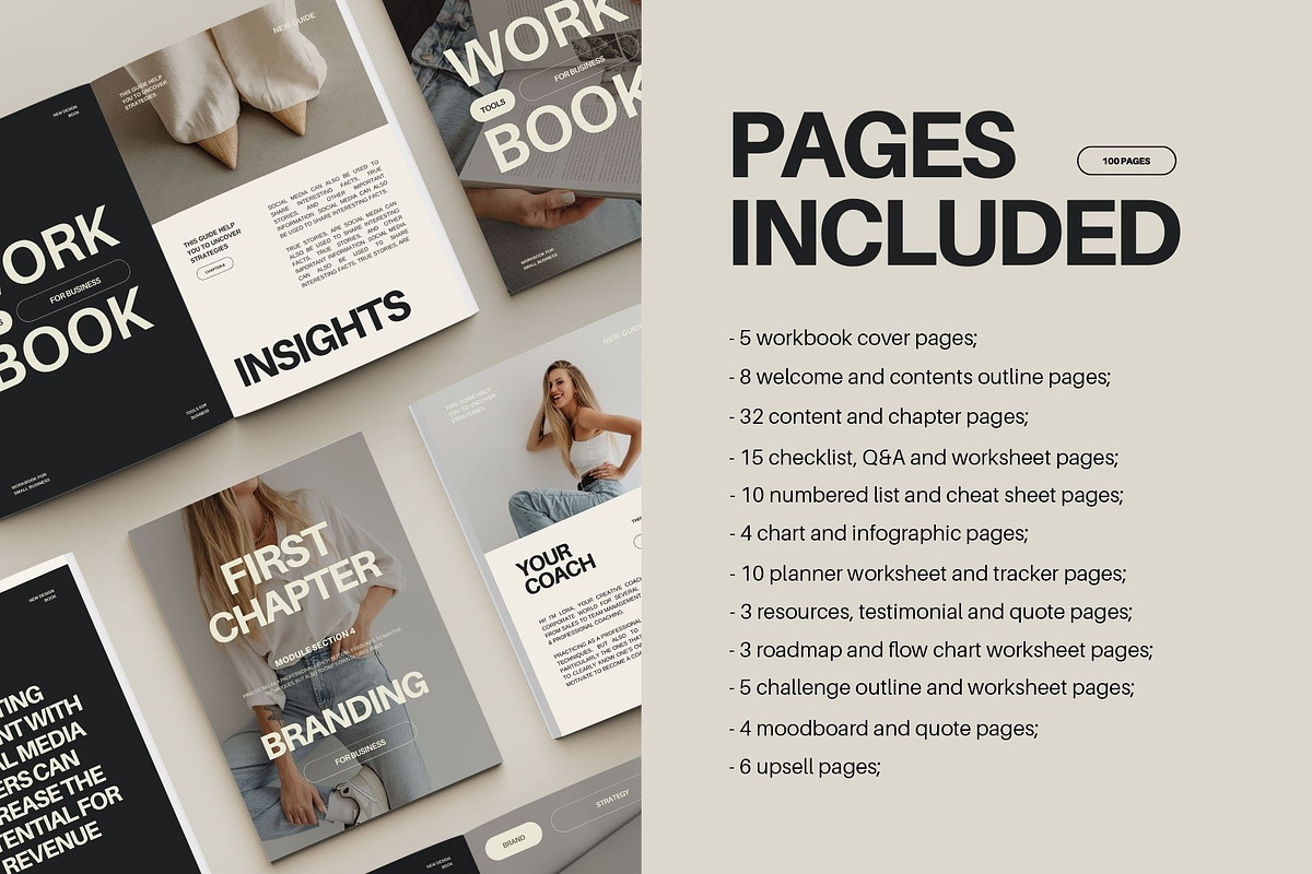 Workbook Template Canva IV, a Marketing Template by Instprofi | Studio Estimo (Photo 8 of 10)
