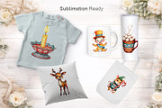 Retro Nordic Christmas Clipart, an Illustration by Artnoy (Thumbnail 6 of 8)