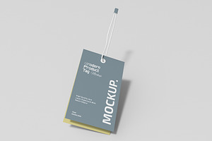 Product Label Tag Mockup Set, a Product Mockup by graphypix