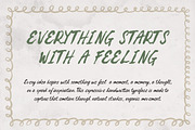 Broken Feeling – Handwritten Font, a Handwritten Font by decographstud (Thumbnail 6 of 7)
