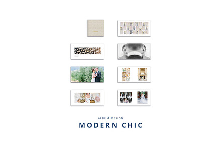 Modern Chic Wedding Album