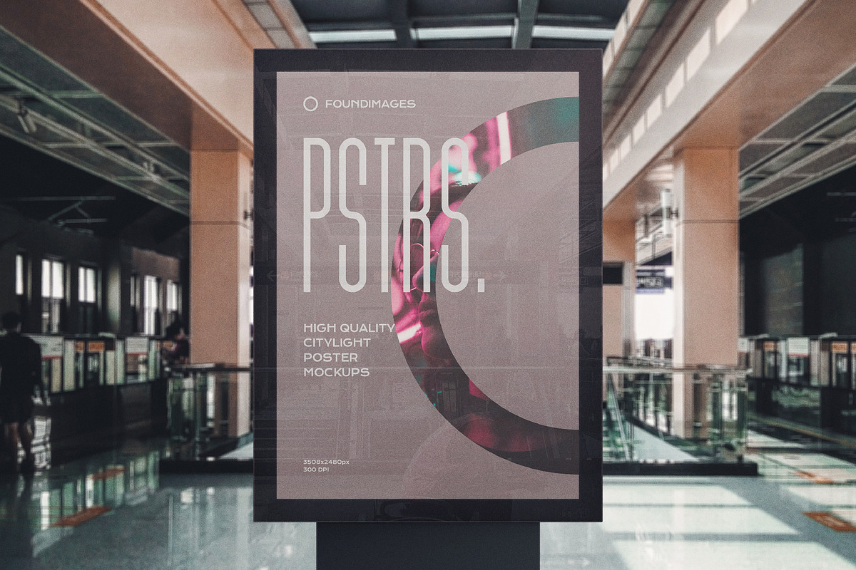 Poster outdoor indoor mockup bundle, an Advertising Mockup by FoundImages (Photo 45 of 64)