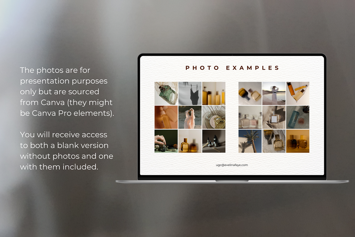 UGC portfolio Canva Website Template, a Presentation Template by IRISEA DESIGNS (Photo 5 of 6)