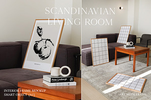 Scandinavian Living Room Mockup