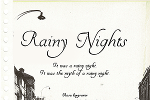 Rosa Engraver - Vintage Script Font, a Script Font by Lilithcollageart