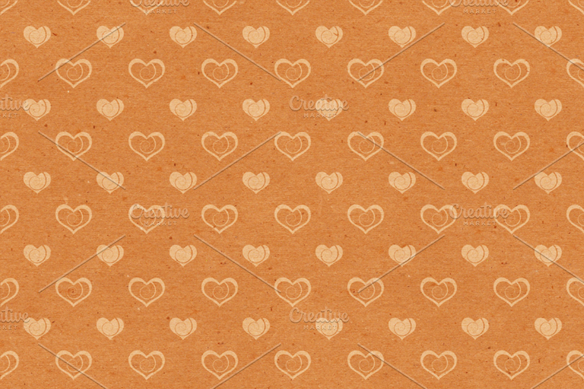 Kraft Paper ~ Hearts and Blank preview 2