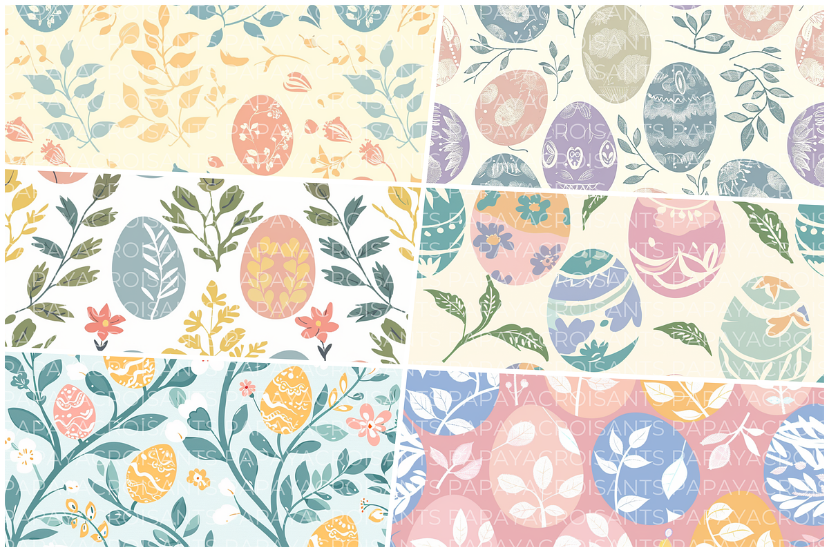 Fun Easter Eggs Seamless Pattern, a Pattern Graphic by STUDIO CHOTI (Photo 3 of 8)