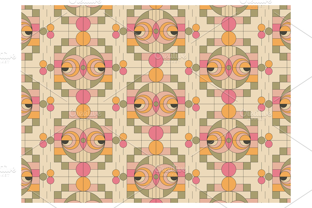 Geometric Seamless Patterns, a Pattern Graphic by Creative Backgrounds (Photo 2 of 8)