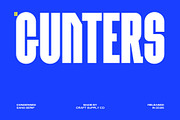 CS Gunters – Condensed Font, a Sans Serif Font by Craft Supply Co. (Thumbnail 1 of 8)