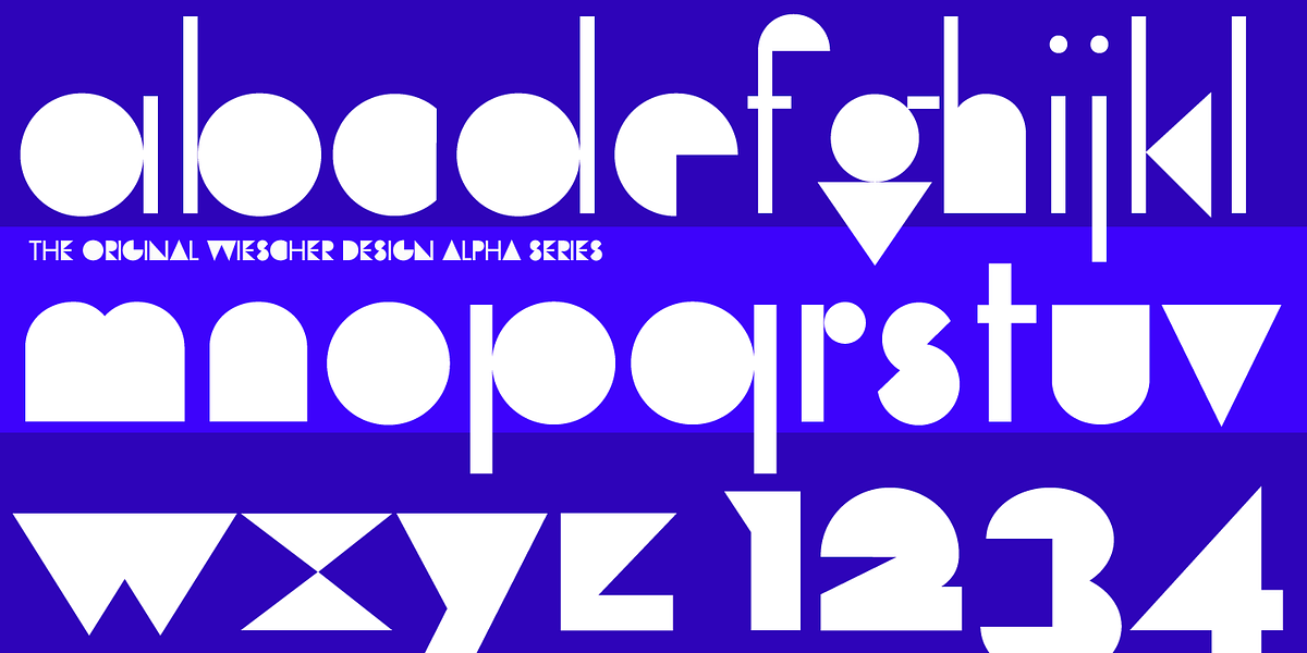 AlphaOne, a Font by Wiescher-Design (Photo 6 of 8)