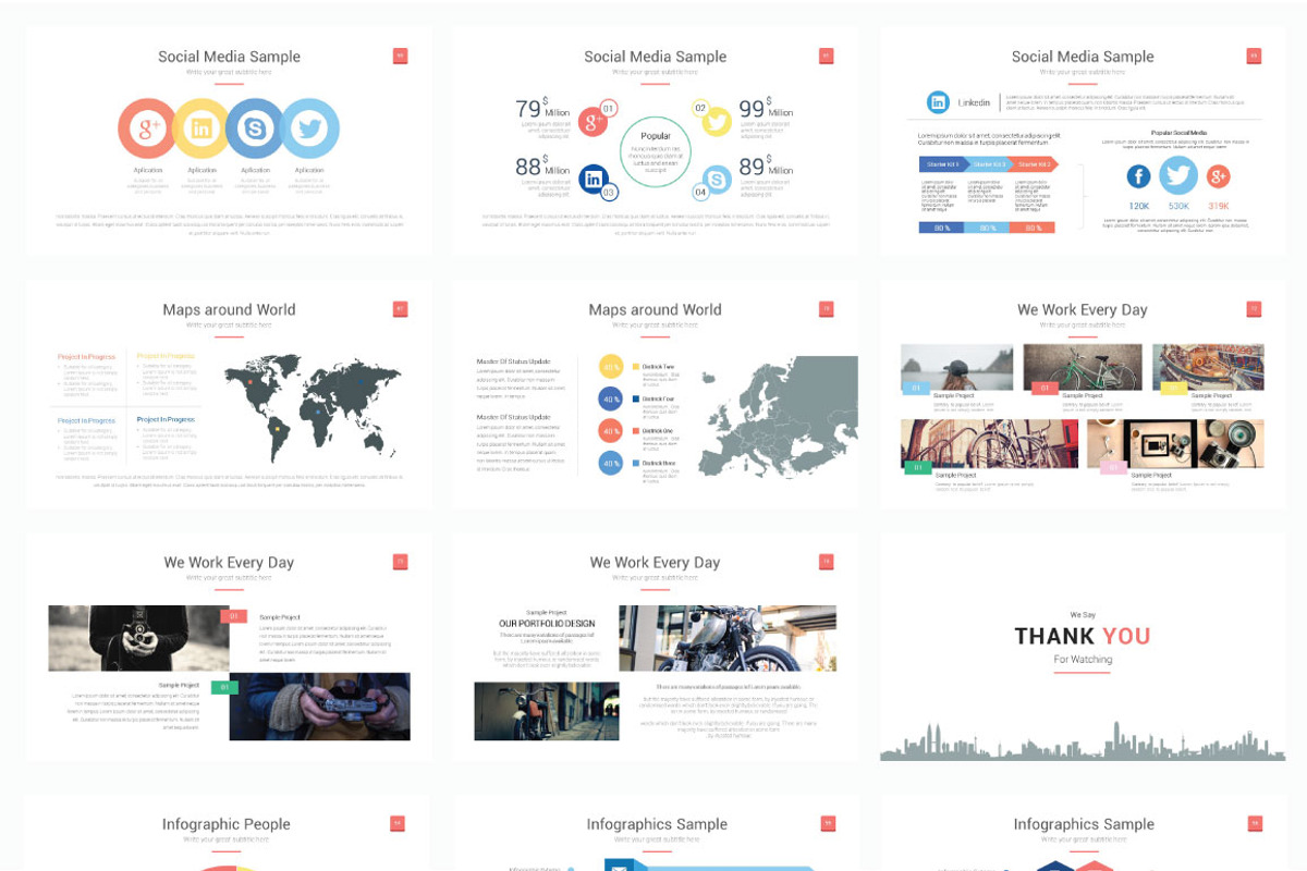 Powerfull Presentation Template, a Presentation Template by Graphicslide (Photo 5 of 6)