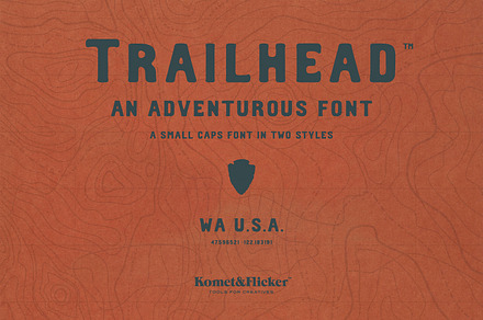 Trailhead – An Adventurous Font, a Serif Font by Komet & Flicker