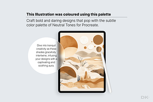 Neutral Procreate Color Palette