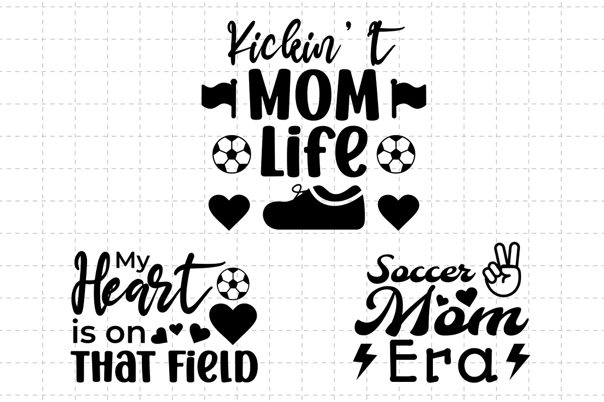 Soccer Mom SVG Bundle, a Graphic by M9 Design (Photo 3 of 10)