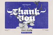 Black Obesity Blackletter Font, a Blackletter Font by alit design (Thumbnail 17 of 17)