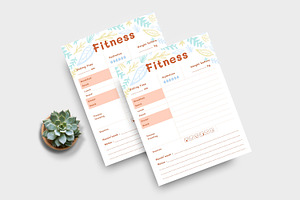 Editable Canva Fitness Planner