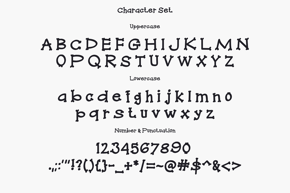 Chickbone – Playful Display Font, a Serif Font by Bekhair Studio (Photo 2 of 10)
