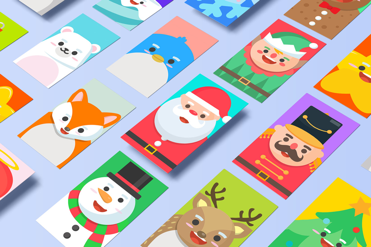 Xmasland Christmas characters design, an Illustration by www.lemongraphic.design (Photo 1 of 6)