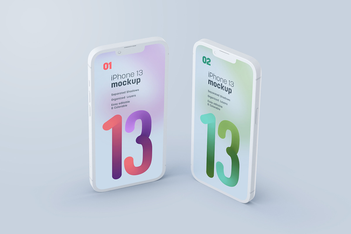 iPhone 12, 13, 14 Pro Clay Mockup, an iPhone Mockup by Deeplab (Photo 32 of 53)