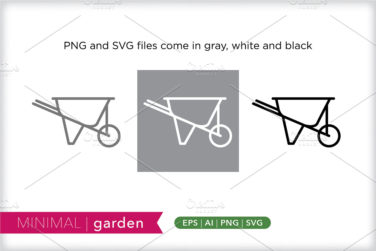 Minimal garden icons, an Outline Icon by Picture Window (Photo 2 of 5)