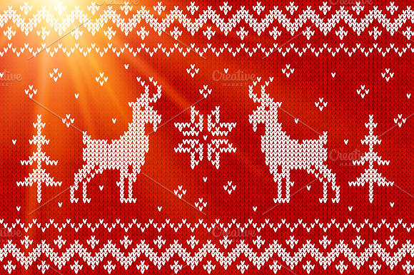 Knit with goats :) seamless pattern preview 3