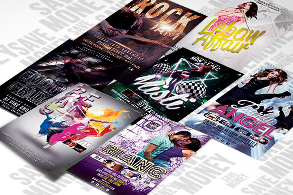 $15 = 13Flyer Bundle, a Flyer Template by temphall (Photo 3 of 3)