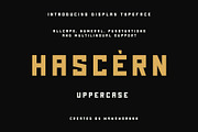 HASCERN, a Font by SON OF THIRTEEN (Thumbnail 1 of 5)