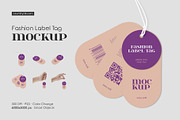 Fashion Label Tag Mockup Set, an Apparel Mockup by Country4k (Thumbnail 1 of 4)